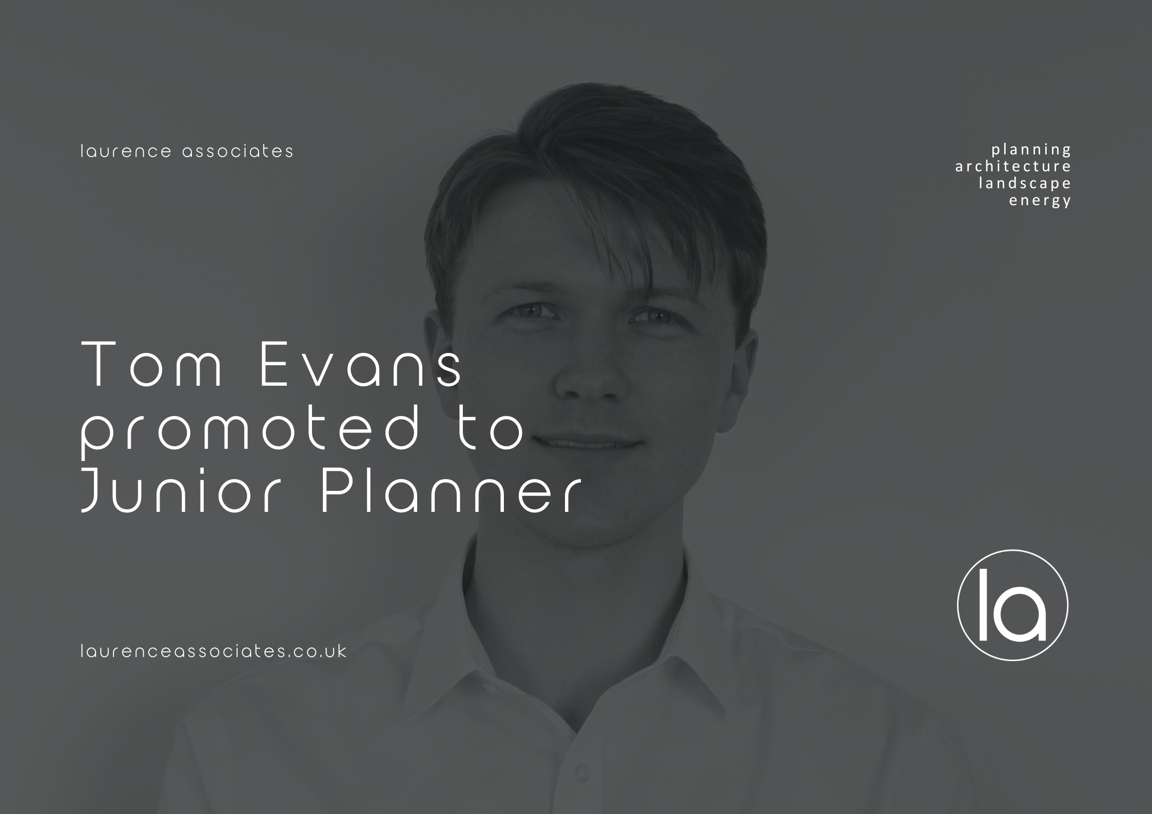 Tom Evans Promoted to Junior Planner