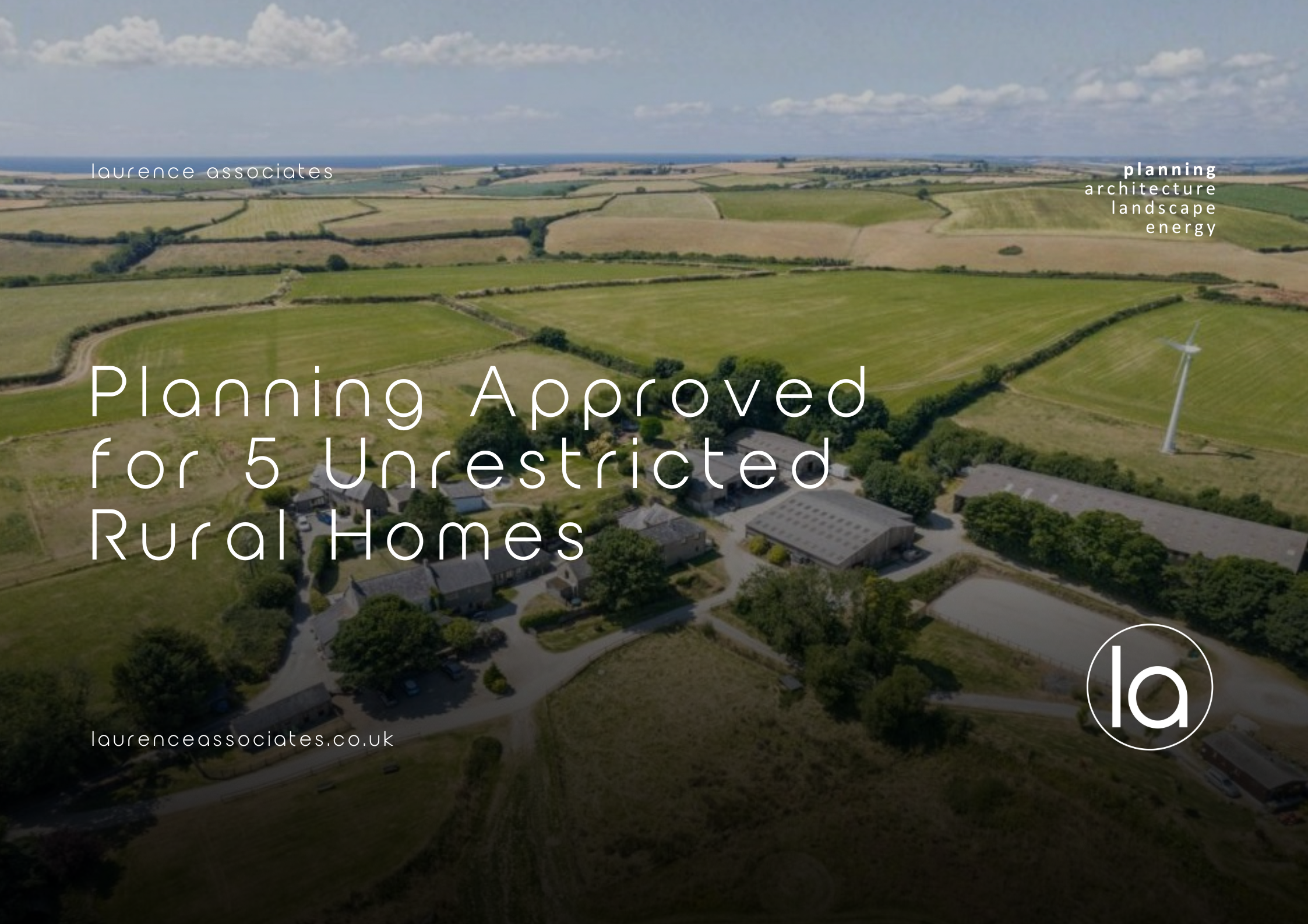 Planning Approved for 5 Unrestricted Rural Homes