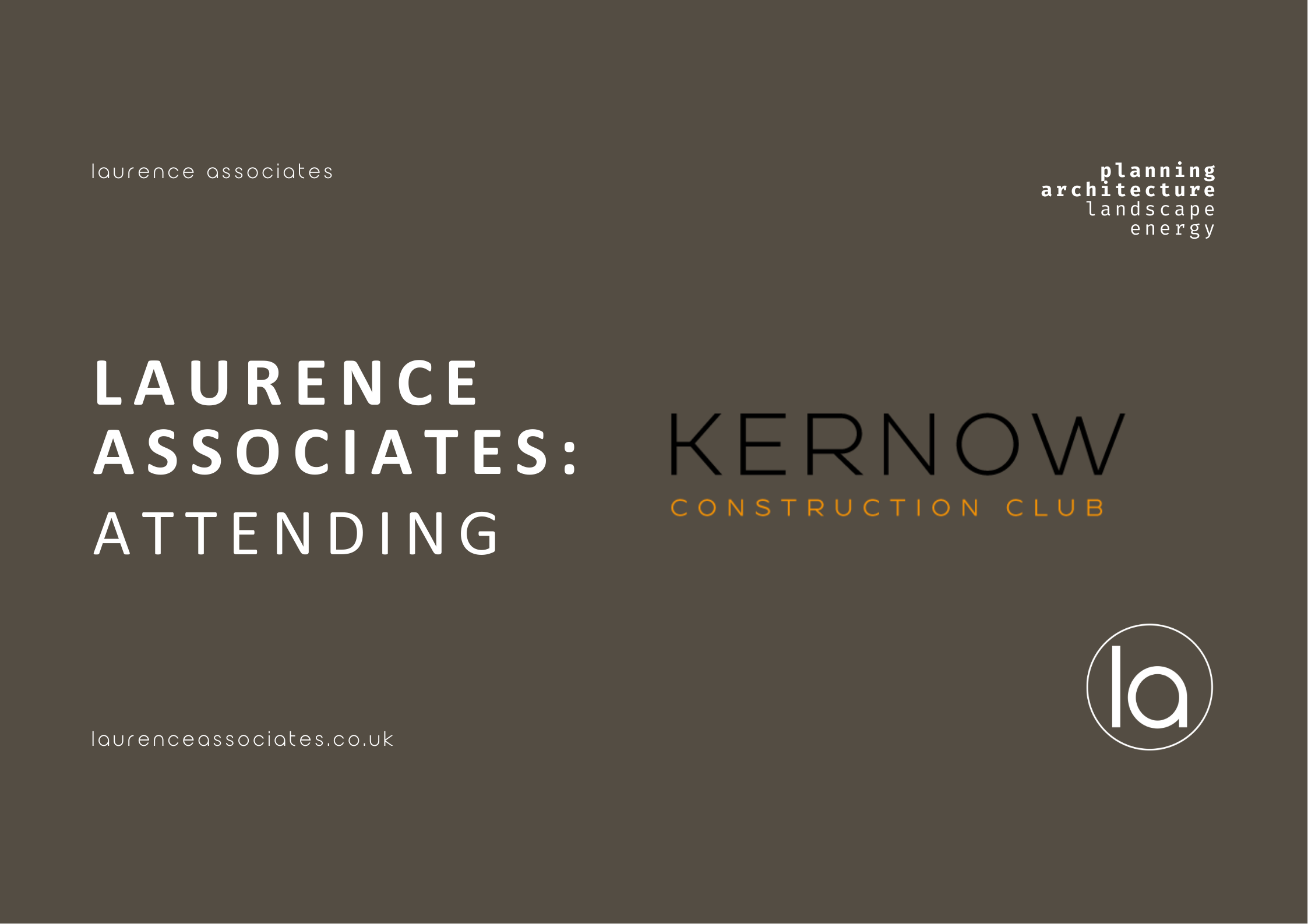 Laurence Associates at Kernow Construction Club