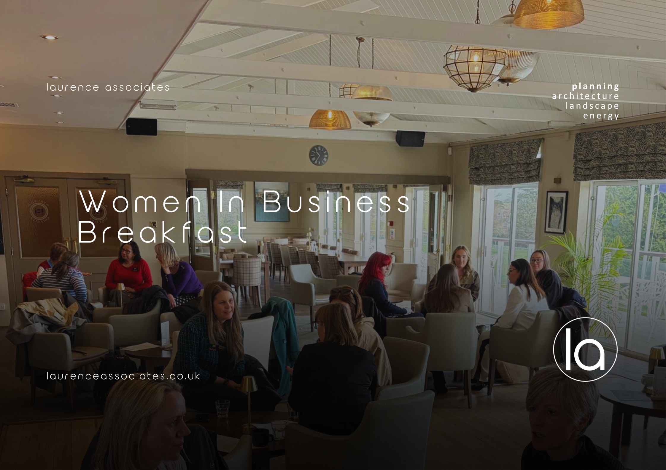 Attending Women in Business Breakfast at Truro Golf Club