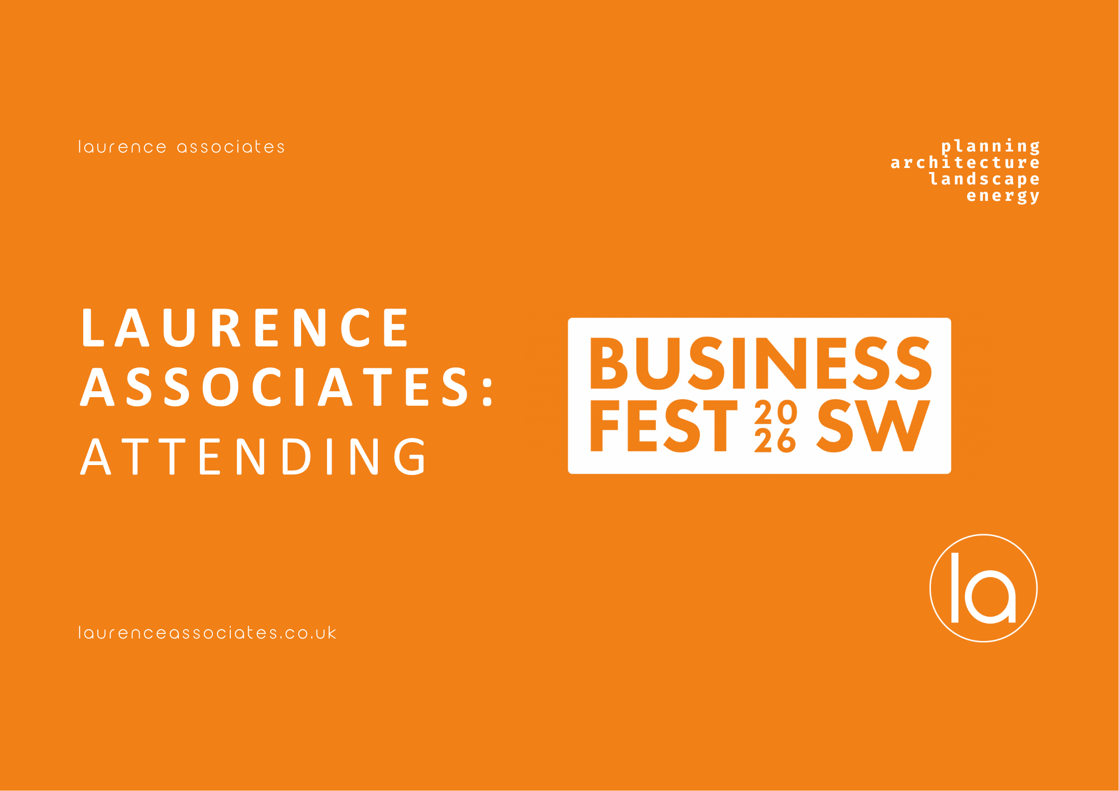 Laurence Associates at Business Fest South West Westpoint