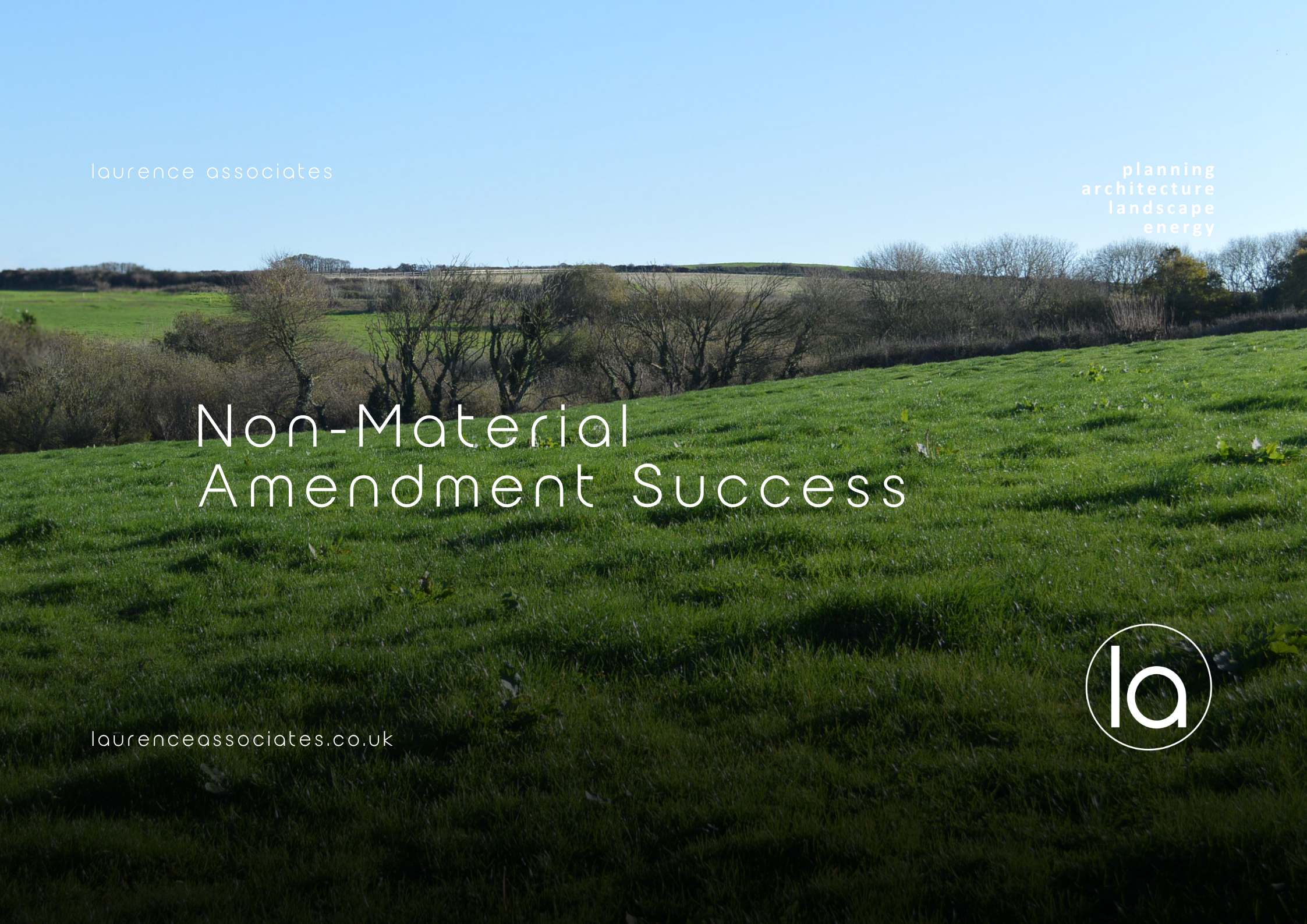 Non-Material Amendment Success